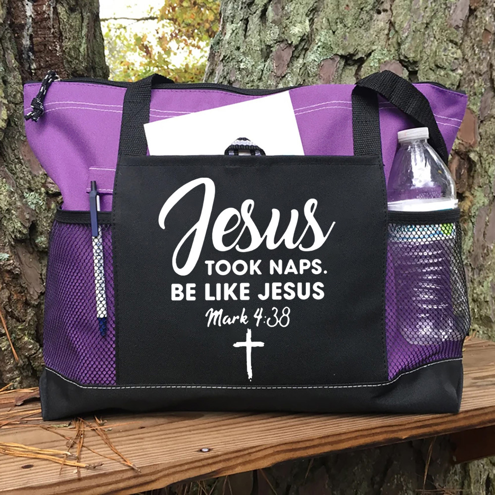 Jesus Took Naps Be Like Jesus Tote Bag