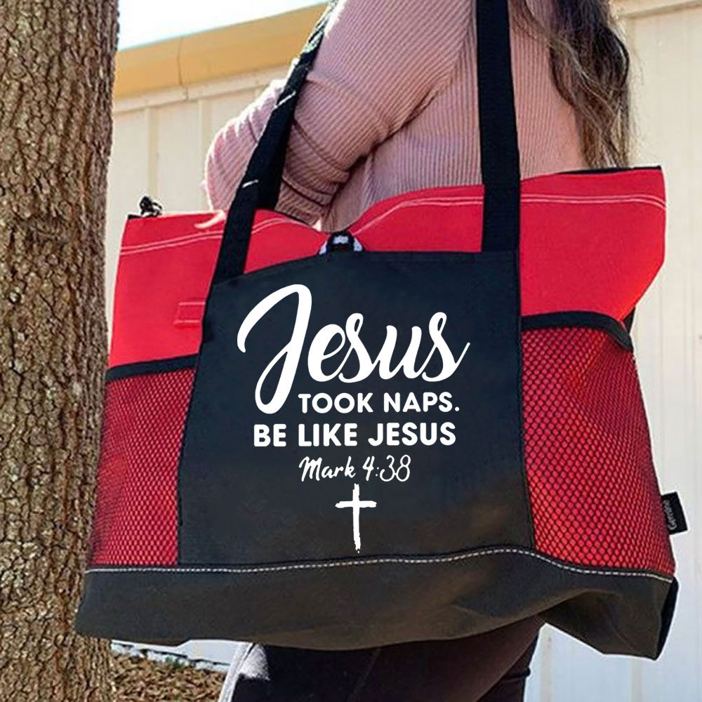 Jesus Took Naps Be Like Jesus Tote Bag