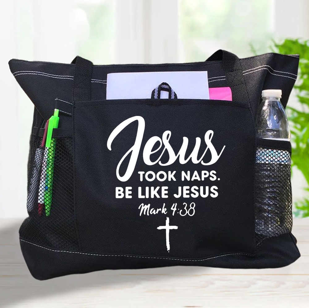 Jesus Took Naps Be Like Jesus Tote Bag