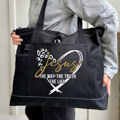 Jesus the Way the Truth the Life Tote Bag