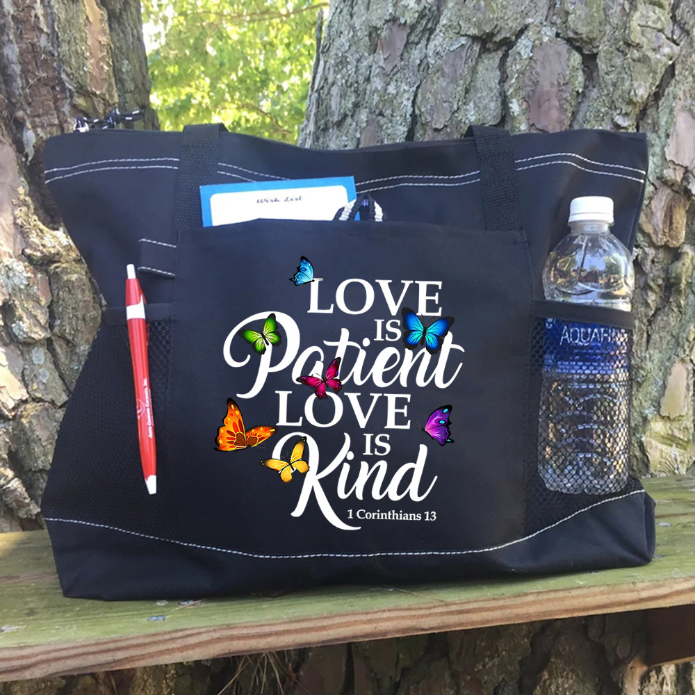Love Is Patient Love Is Kind Tote Bag