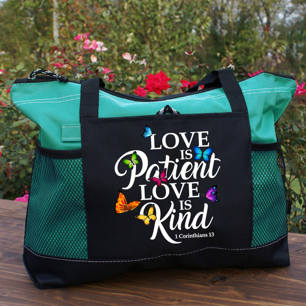 Love Is Patient Love Is Kind Tote Bag