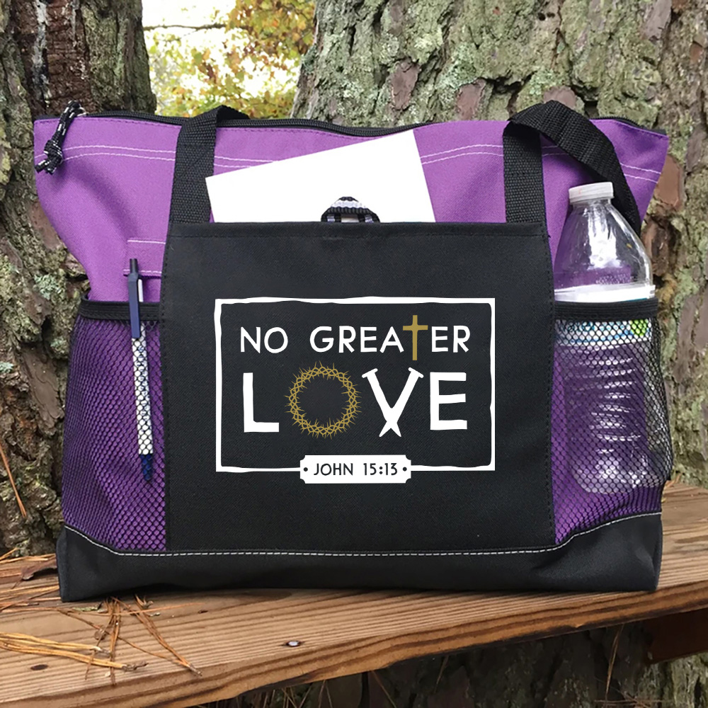 No Greater Love Tote Bag