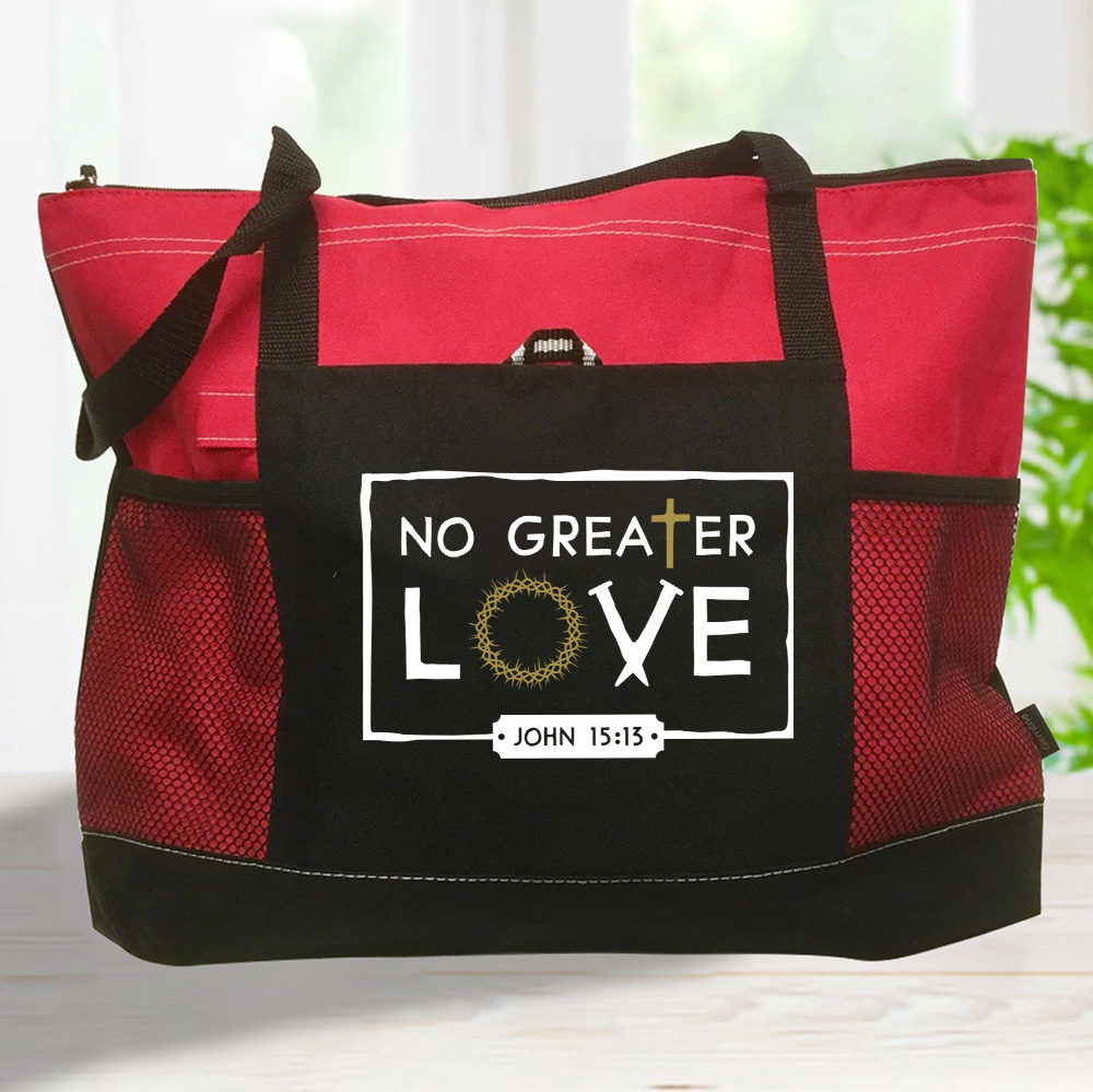 No Greater Love Tote Bag