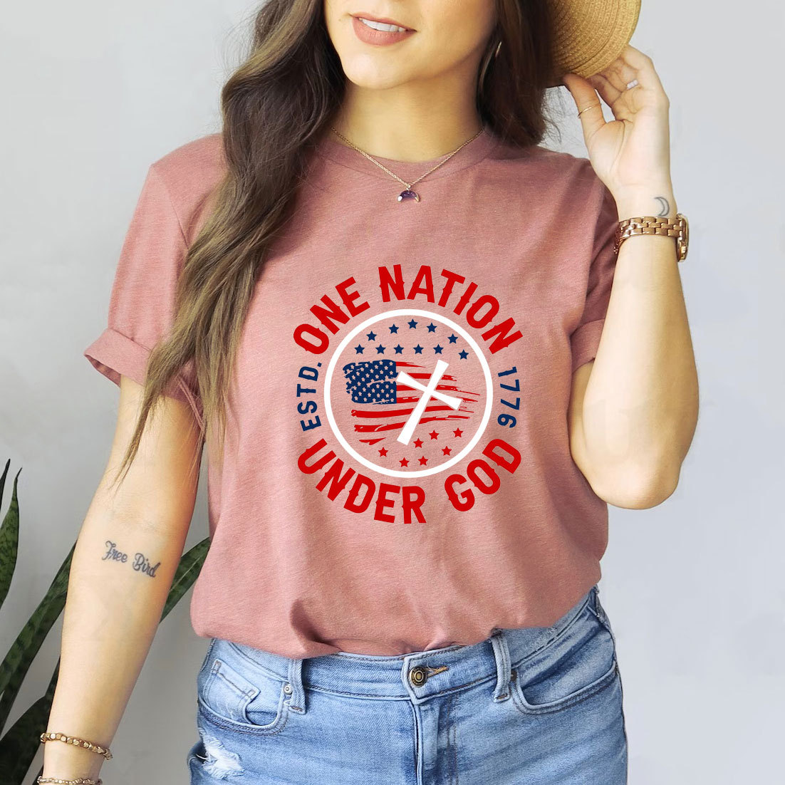 One Nation Under God ESTD 1776 Shirt