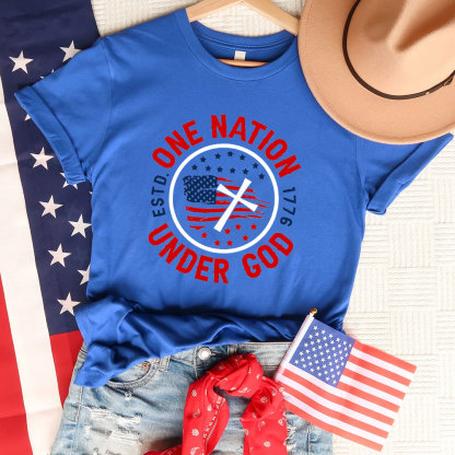 One Nation Under God ESTD 1776 Shirt