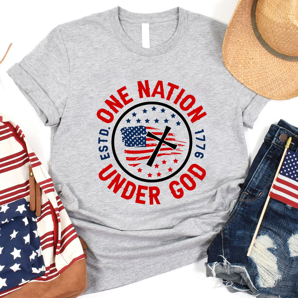 One Nation Under God ESTD 1776 Shirt