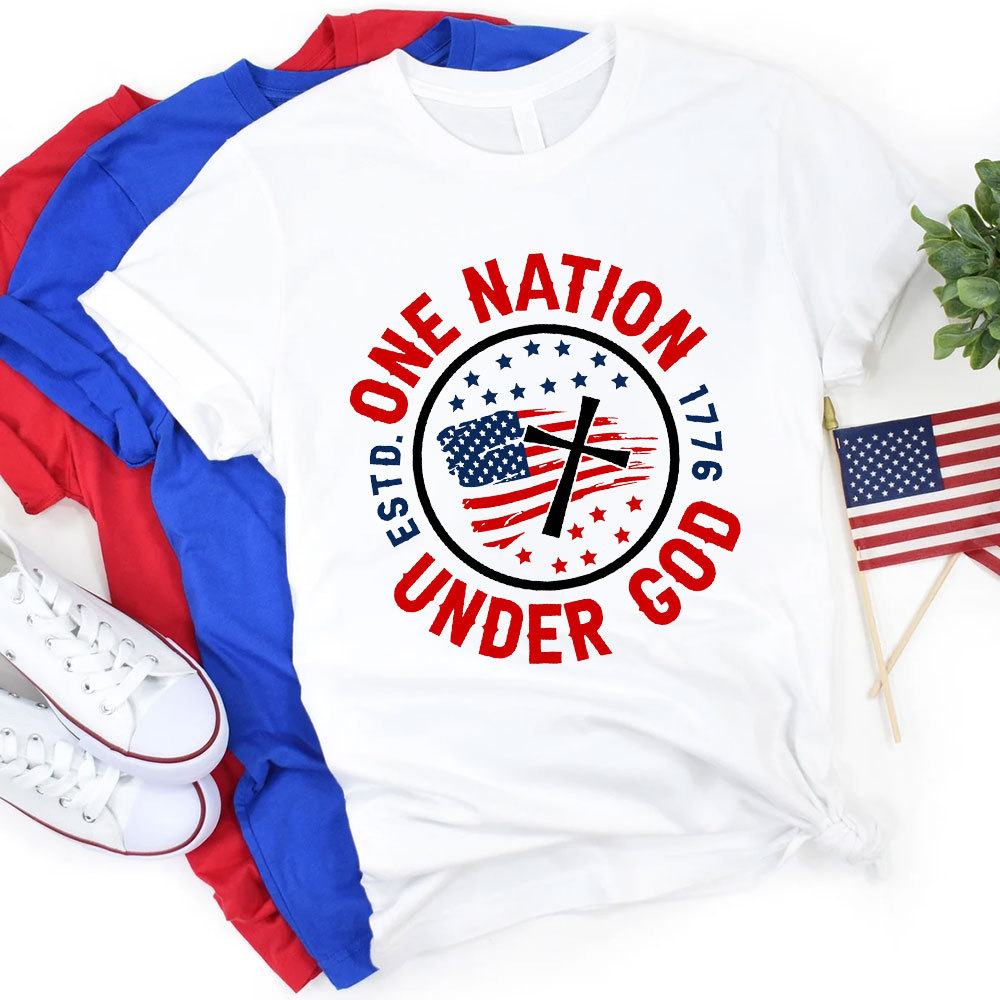 One Nation Under God ESTD 1776 Shirt