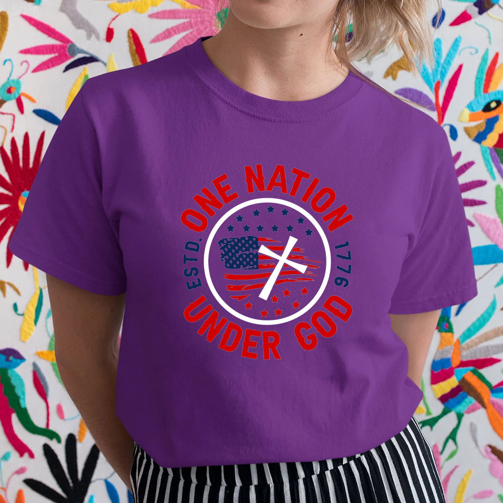 One Nation Under God ESTD 1776 Shirt