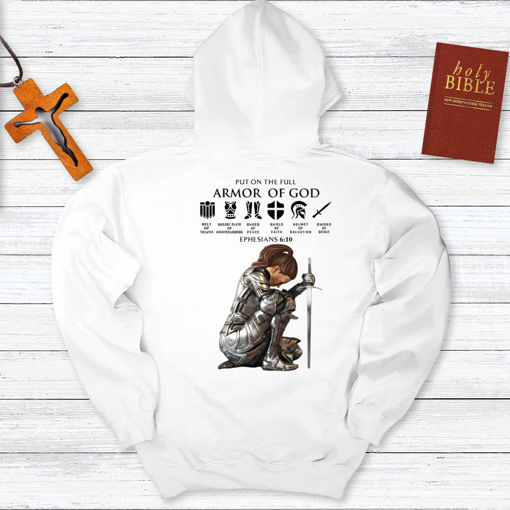 Personalized Name Put On The Full Armor Of God Hoodie