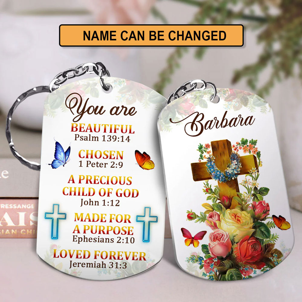Personalized a Precious Child of God Aluminium Keychain