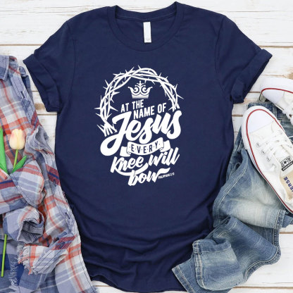 Philippians At The Name Of Jesus Every Knee Will Bow T-Shirt