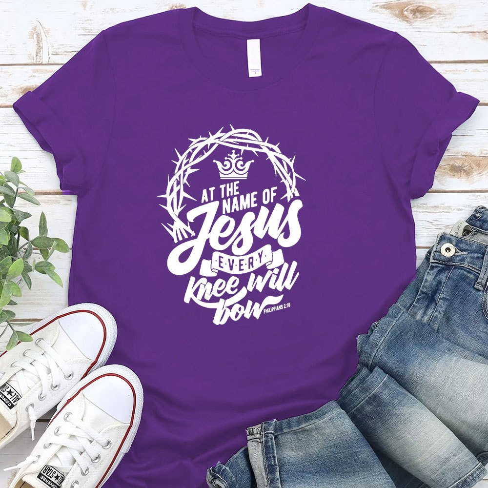 Philippians At The Name Of Jesus Every Knee Will Bow T-Shirt