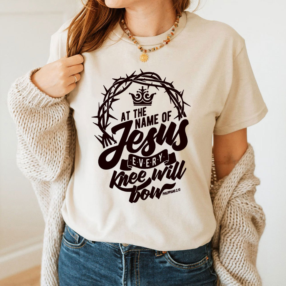Philippians At The Name Of Jesus Every Knee Will Bow T-Shirt