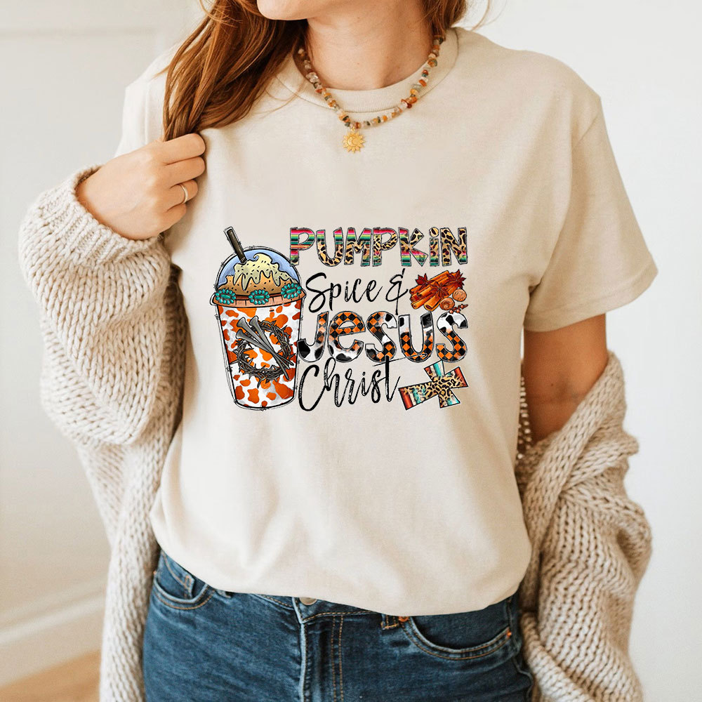 Pumpkin Spice And Jesus Christ T-Shirt