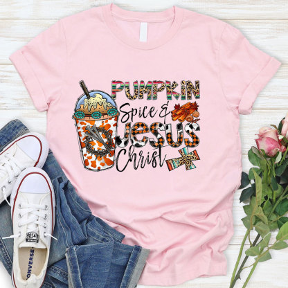Pumpkin Spice And Jesus Christ T-Shirt