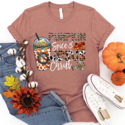 Pumpkin Spice And Jesus Christ T-Shirt