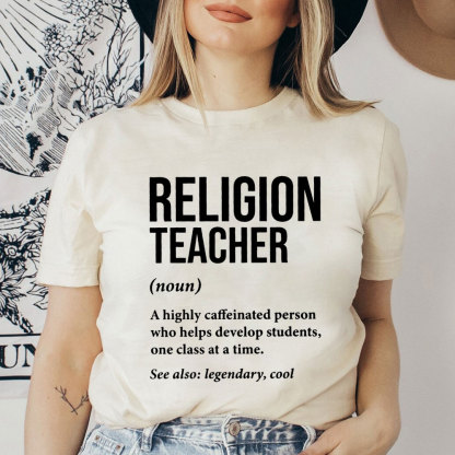 Religion Teacher Shirt