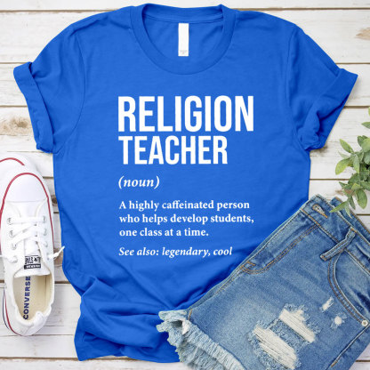 Religion Teacher Shirt