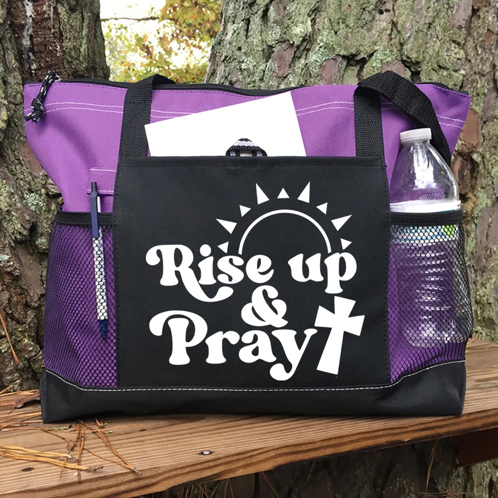 Rise up and Pray Tote Bag