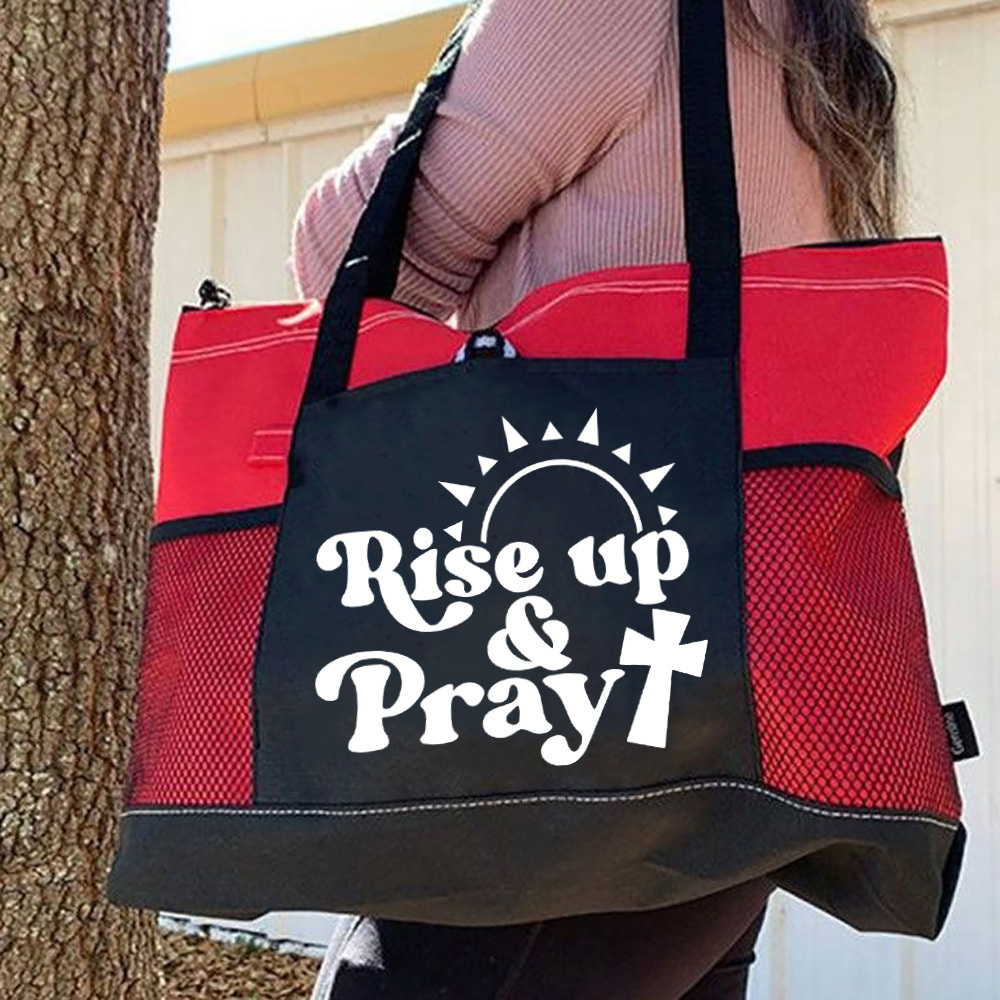 Rise up and Pray Tote Bag