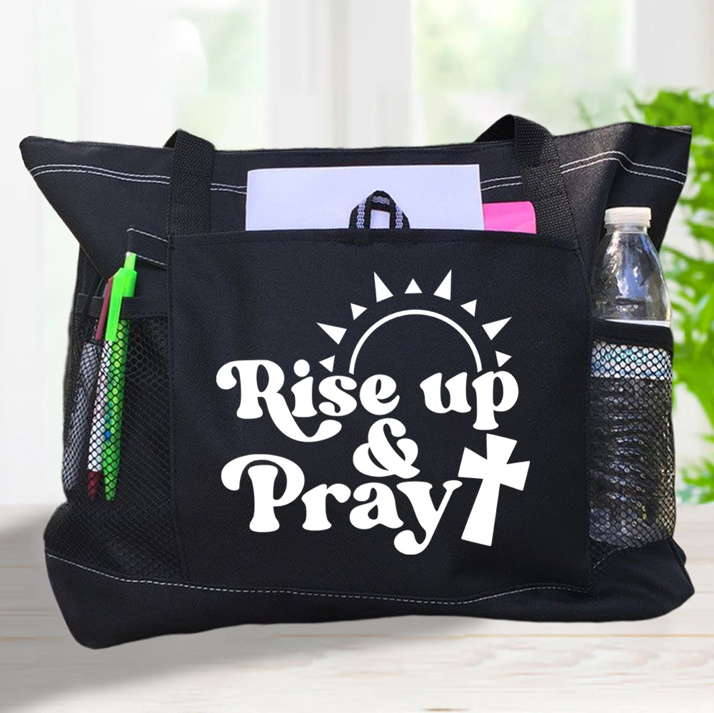 Rise up and Pray Tote Bag