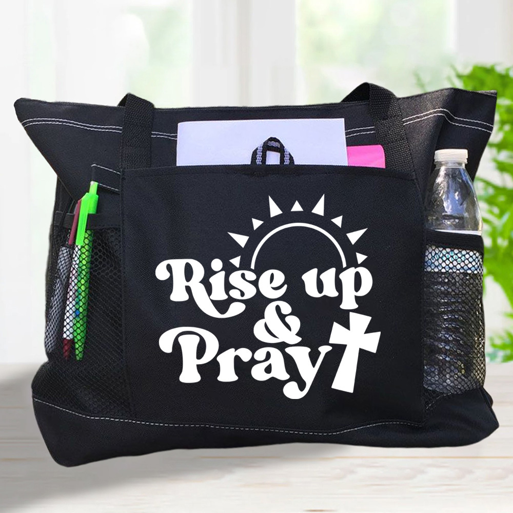 Rise up and Pray Tote Bag