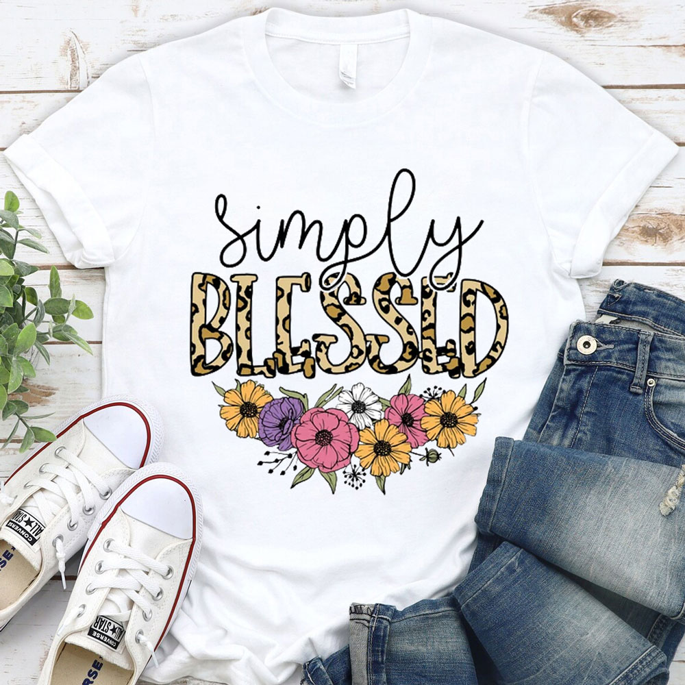 Simply Blessed T Shirt Sale Guidingcross