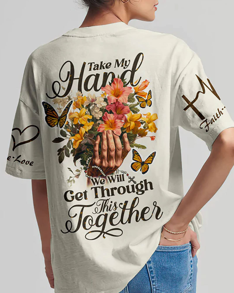 Take My Hand All-Over Print Shirt