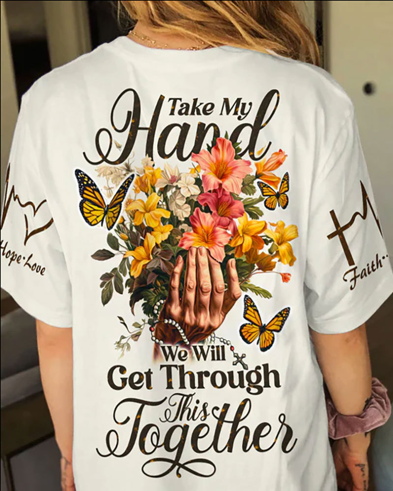 Take My Hand All-Over Print Shirt