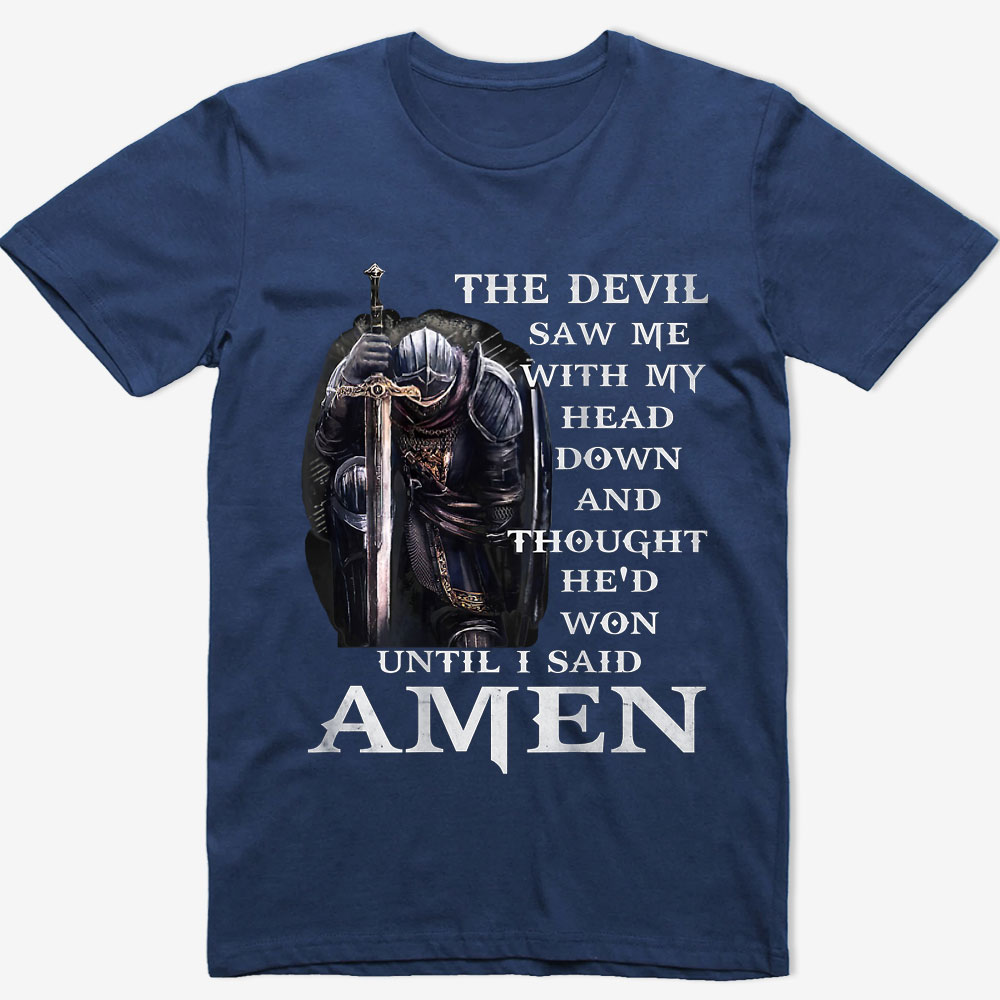 The Devil Saw Me with My Head Down Tee Sale-GuidingCross