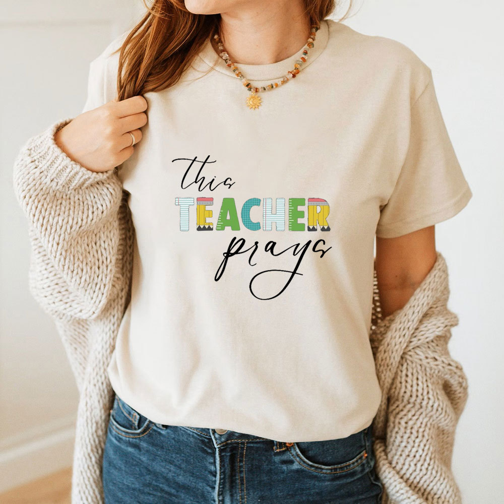 This Teacher Prays T-Shirt