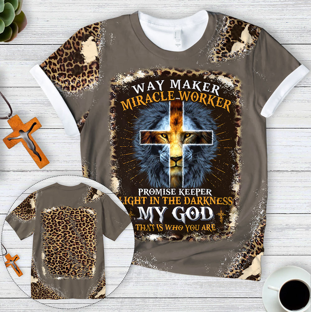Way Maker Miracle Worker All-Over Print T-Shirt