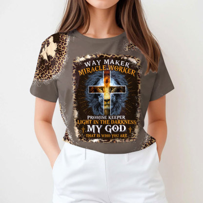 Way Maker Miracle Worker All-Over Print T-Shirt