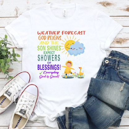 Weather Forecast Faith T-Shirt