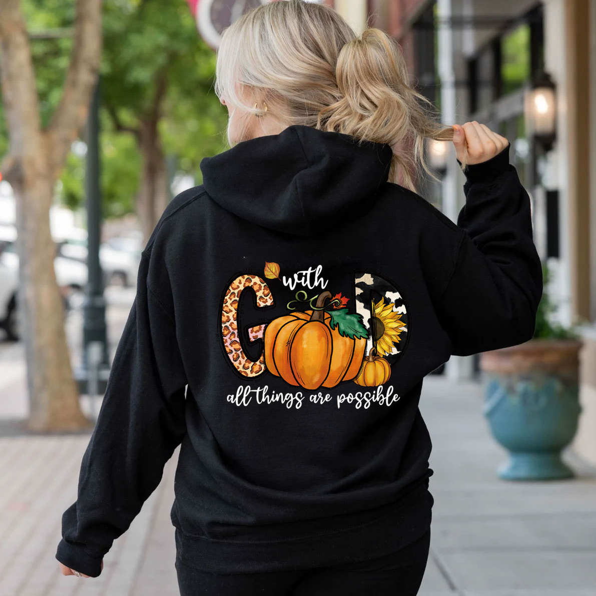 With God All Things Are Possible Hoodie