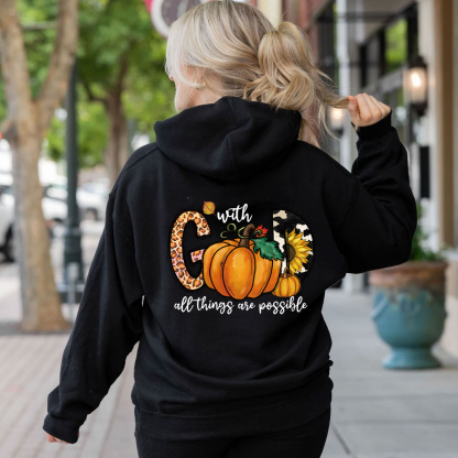With God All Things Are Possible Hoodie