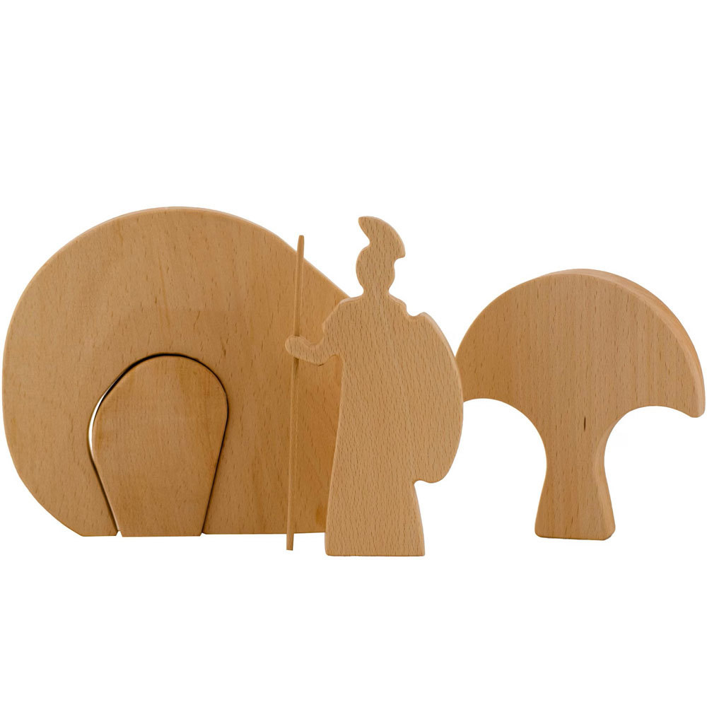 Wooden Easter Creche