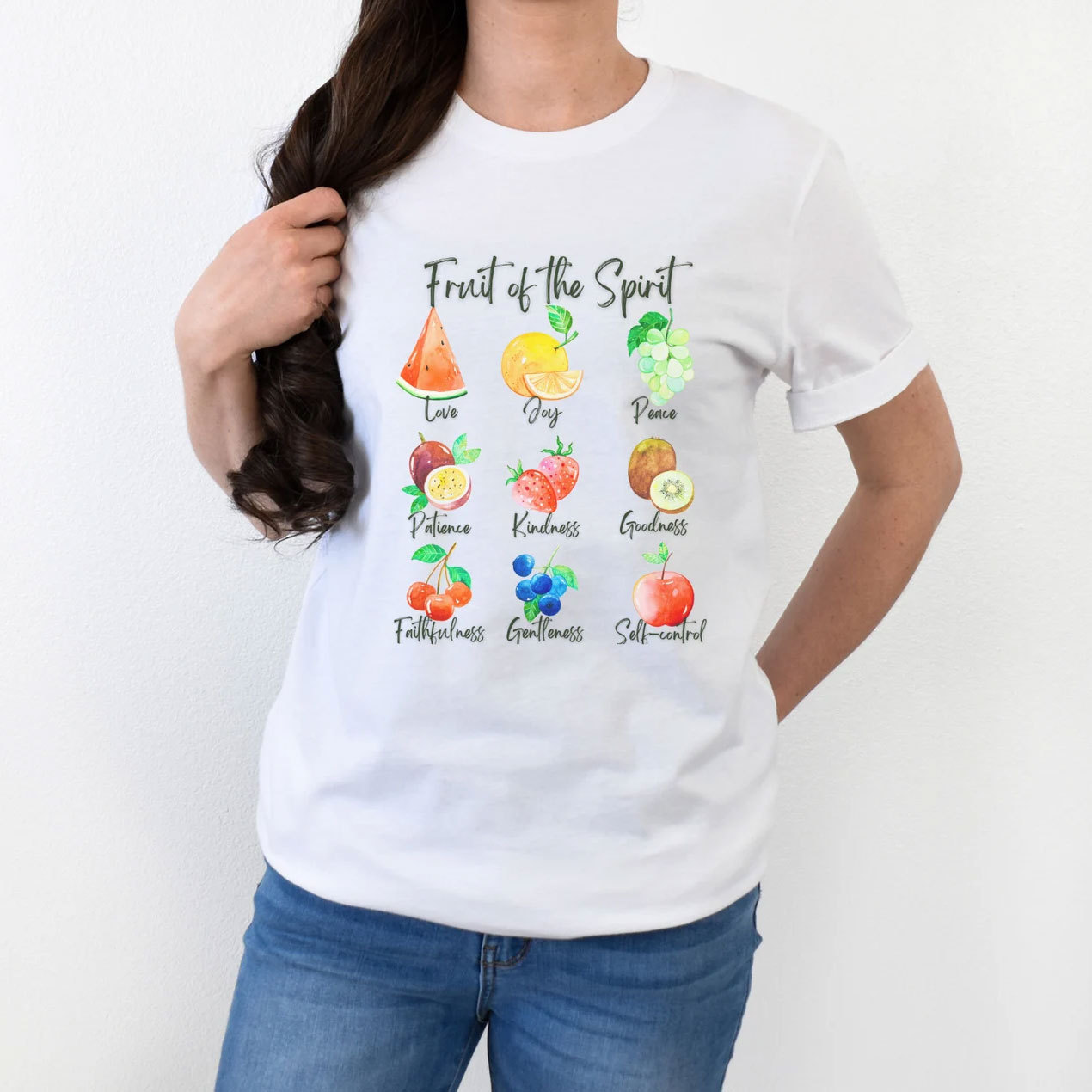 Fruit of the Spirit Bible Verse Inspirational Shirt