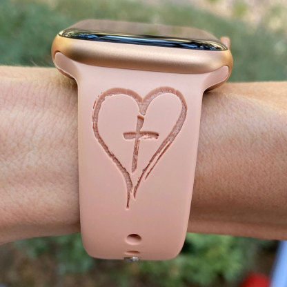 He Will Cover You With His Feathers Watch Band