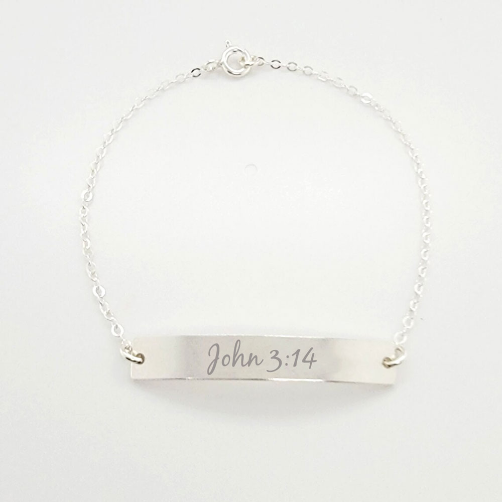Personalized Bible Verse Bracelet Faith Bracelet