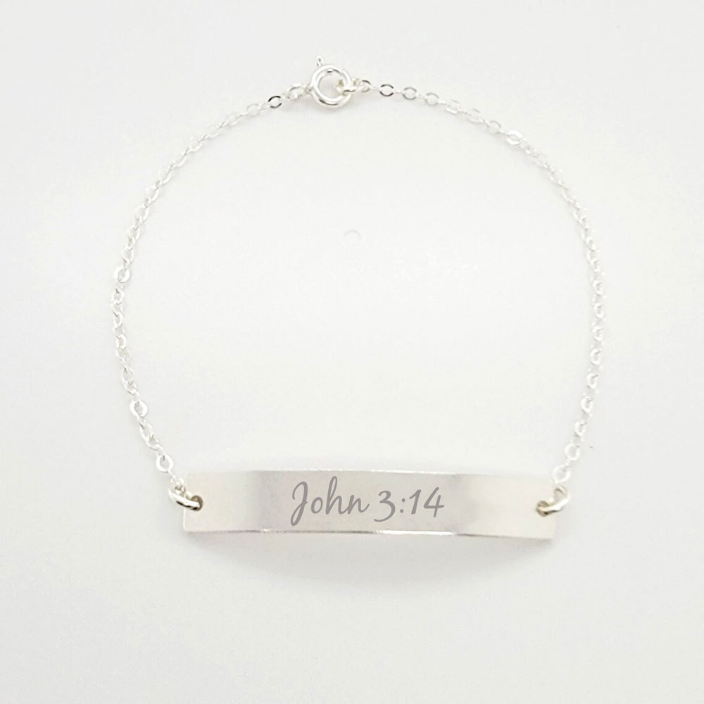 Personalized Bible Verse Bracelet Faith Bracelet