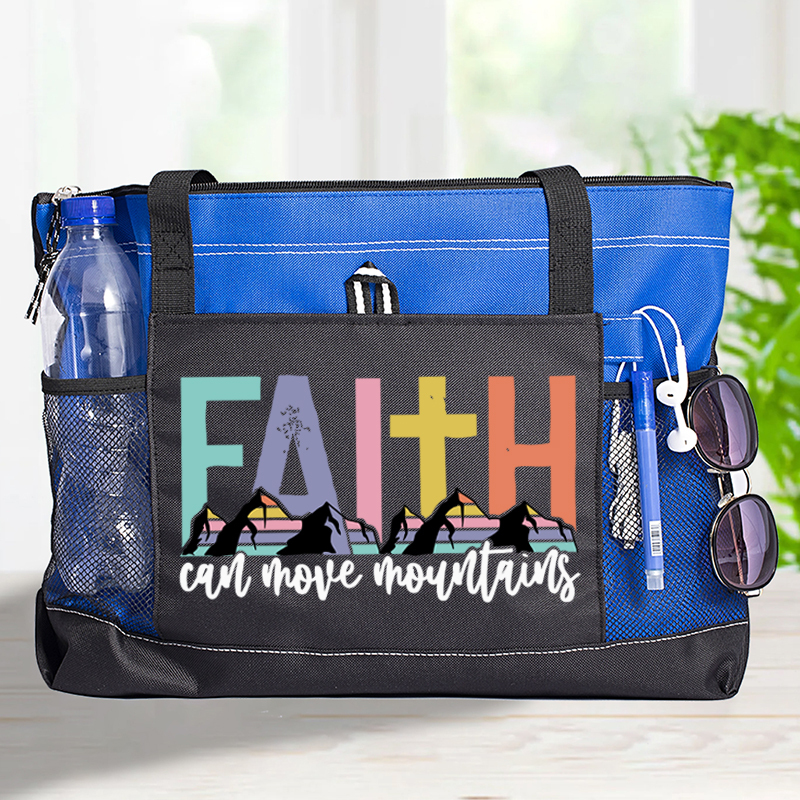 Faith Can Move Mountains Tote Bag