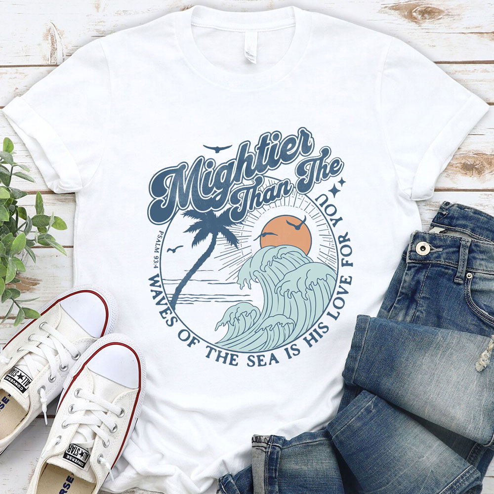 Waves of the Sea Is His Love for You T-Shirt Sale-GuidingCross