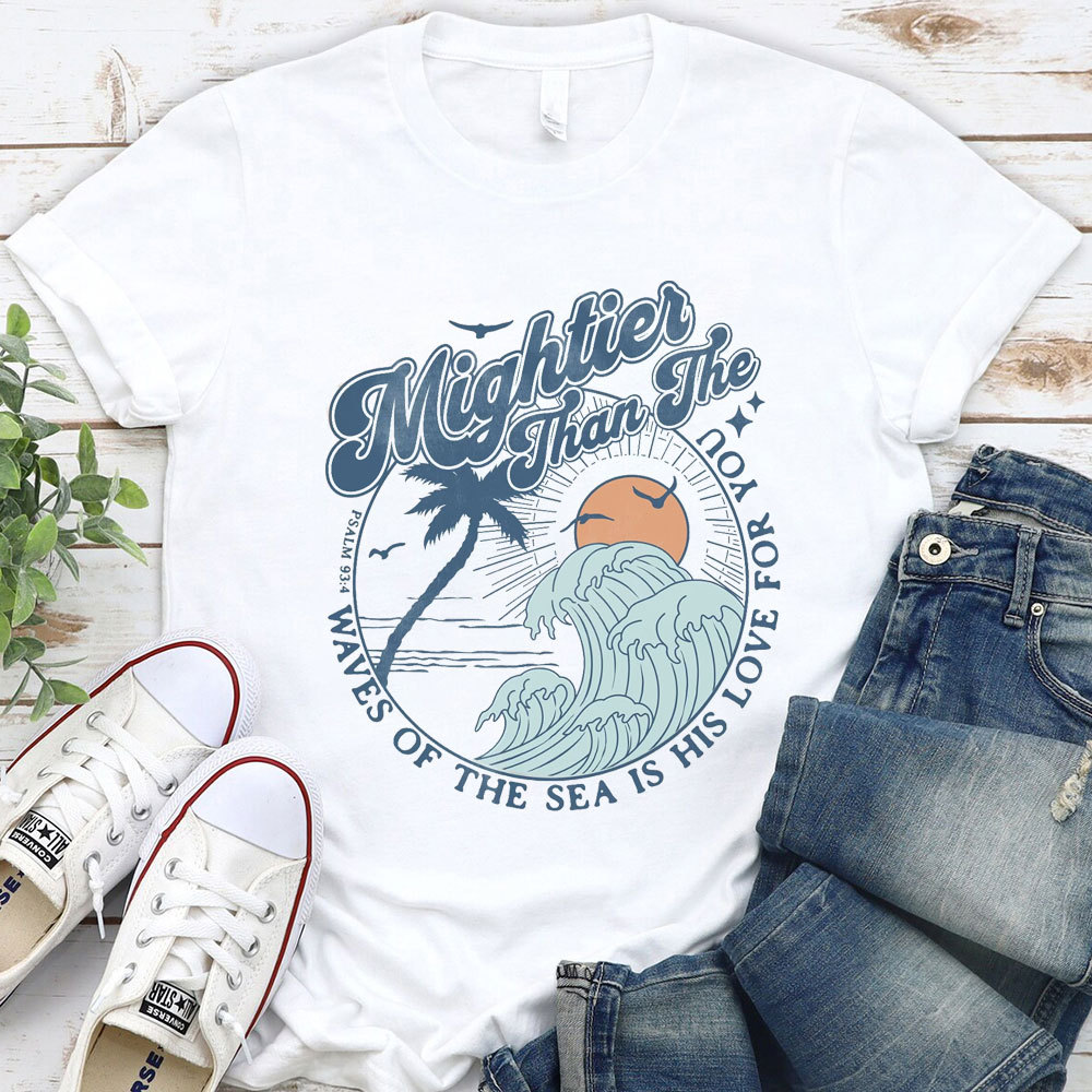 Waves of the Sea Is His Love for You T-Shirt Sale-GuidingCross