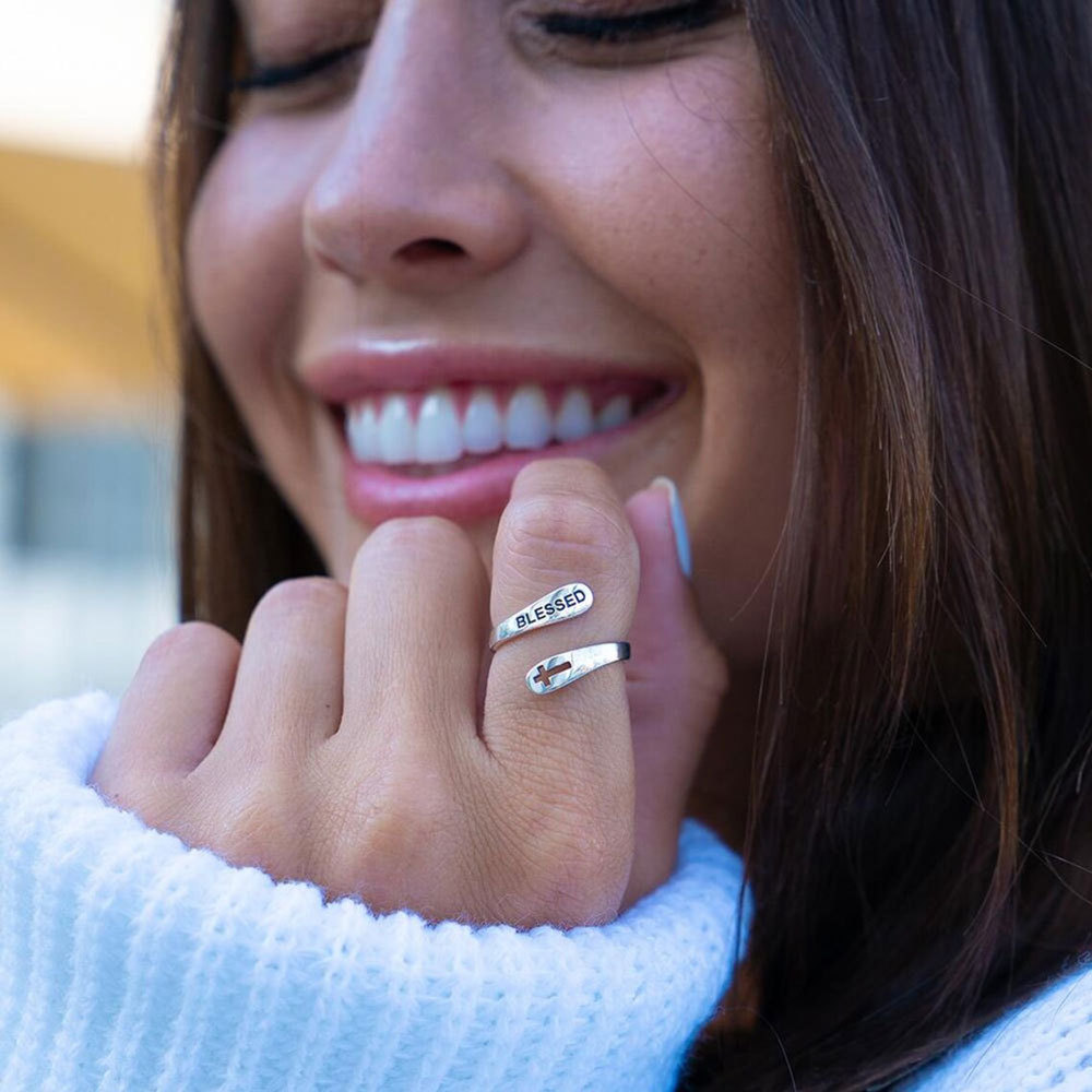 Blessed Adjustable Ring for Christian
