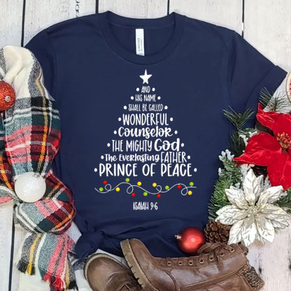 His Name Shall Be Jesus Christmas Shirt