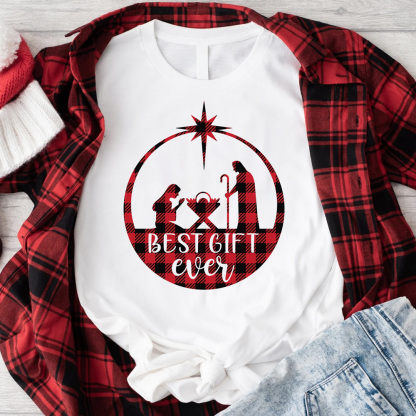 Best Gift Ever Nativity Scene Christmas Shirt