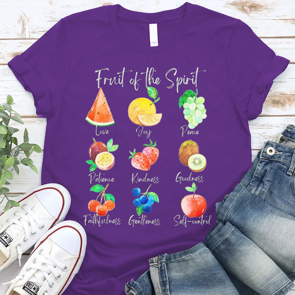 Fruit of the Spirit Bible Verse Inspirational Shirt