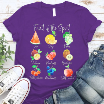 Fruit of the Spirit Bible Verse Inspirational Shirt
